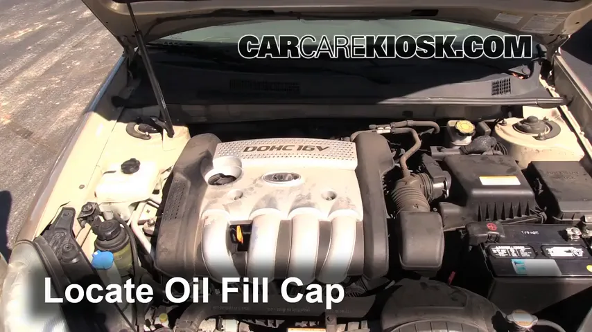 2007 Kia Optima EX 2.4L 4 Cyl. Oil Add Oil